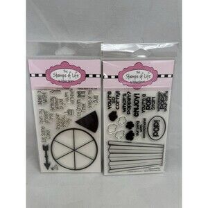 2 Packs of The Stamps of Life Stephanie Barnard Popcorn Stamps Popcorn 2 Spinner